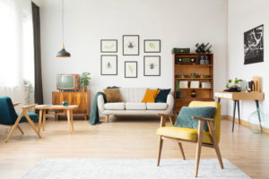 Retro living room design