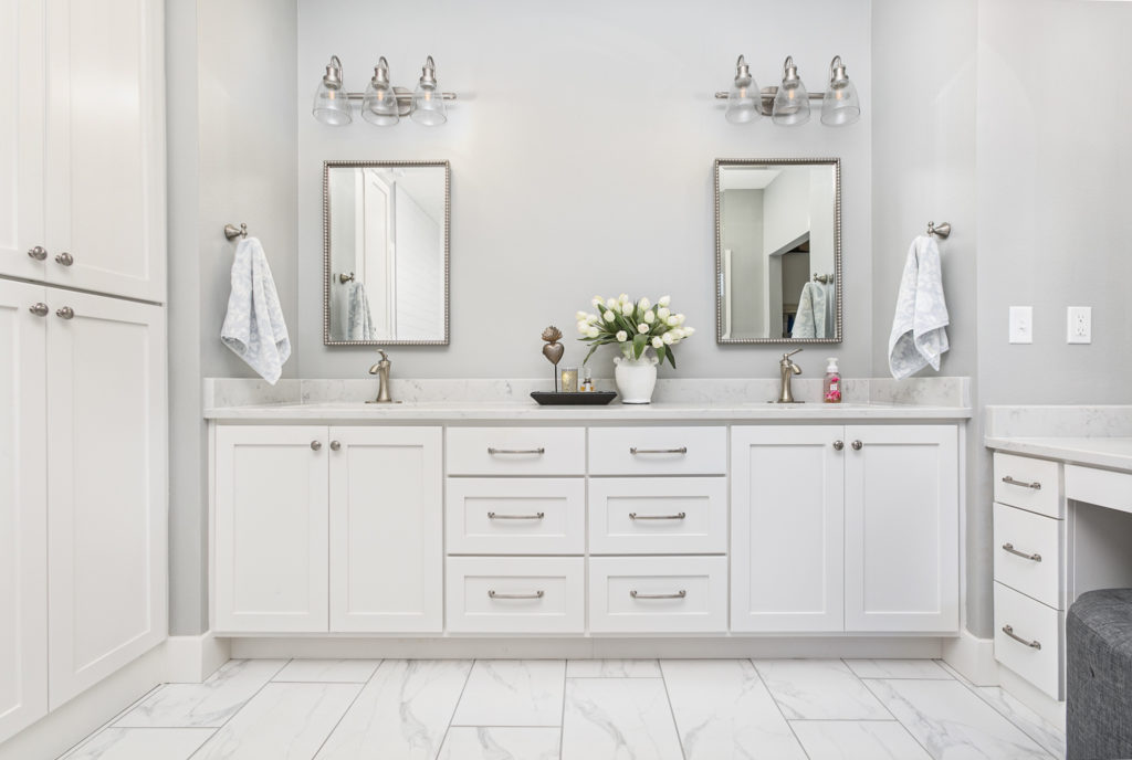 Master bathroom with double vanity drawers and counterabby-farm-house-18