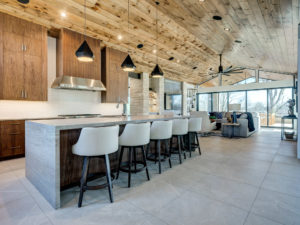 Natural Bridge Home Ellecor Interior Design 45 Kitchen Bar View